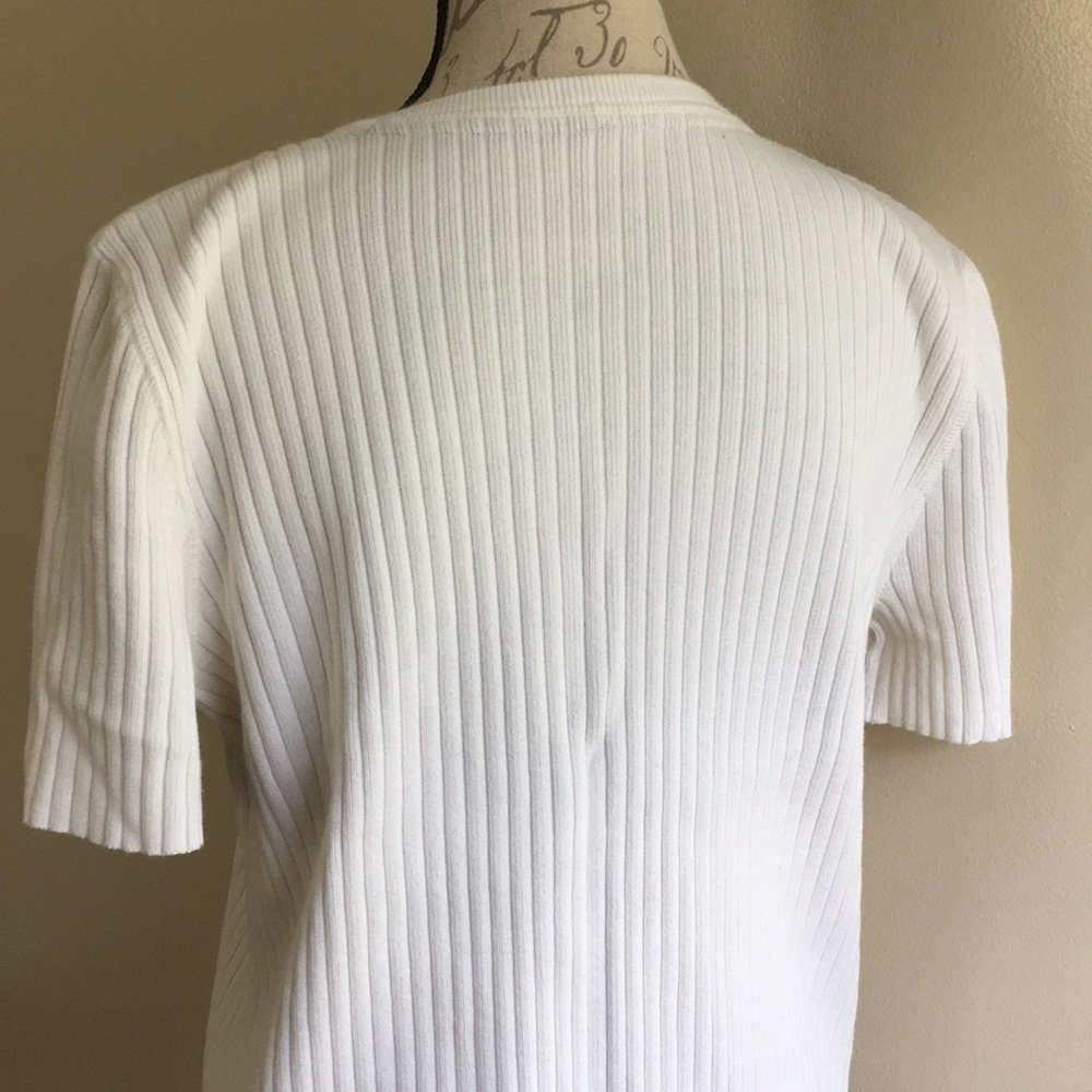 Vintage Tommy Hilfiger Sweater Top M Short Sleeve - Picture 5 of 6